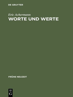 cover image of Worte und Werte